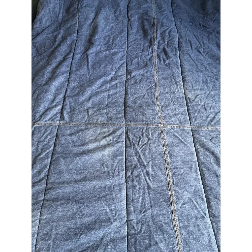 Vintage Tommy Hilfiger Blue Denim Jean Stonewashed Full/Queen Comforter